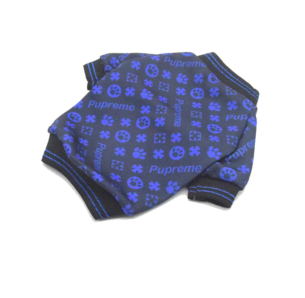 Pawra Pupreme Monogram Luxe Streetwear Dog Tee