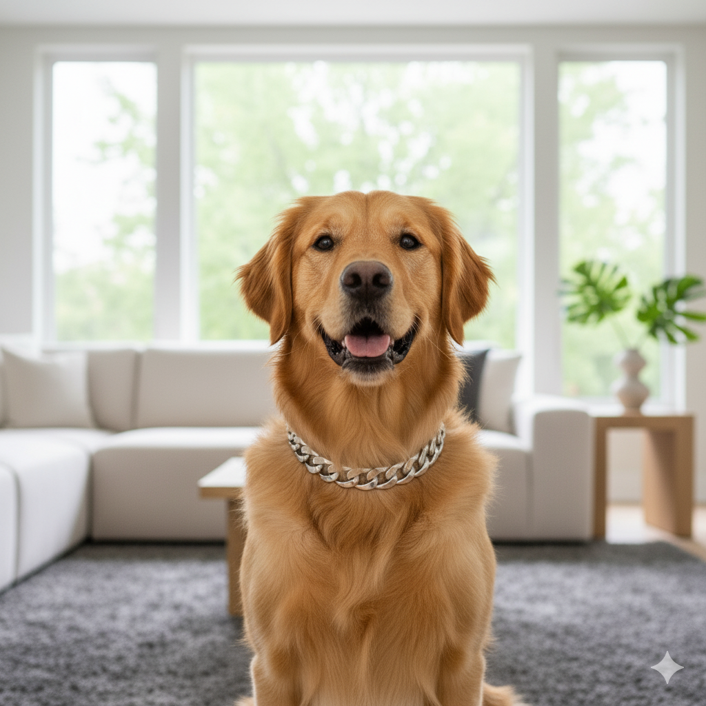 Pawra Luxe Cuban Link Collar
