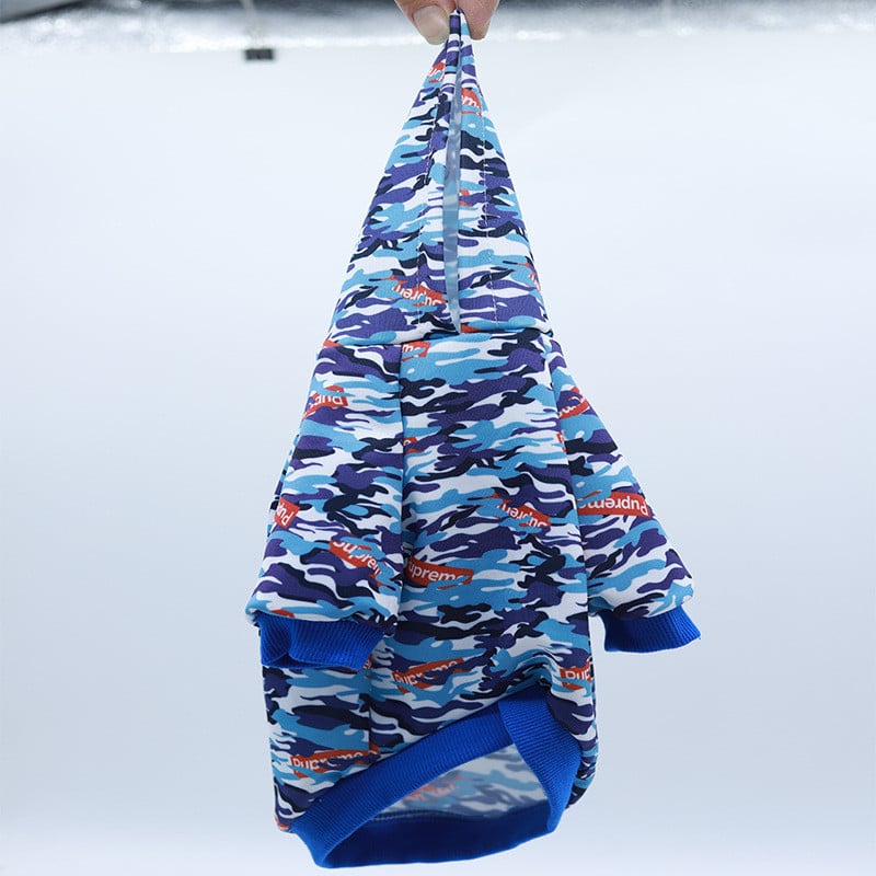 Pawra Pupreme Blue Camo Luxe Hoodie