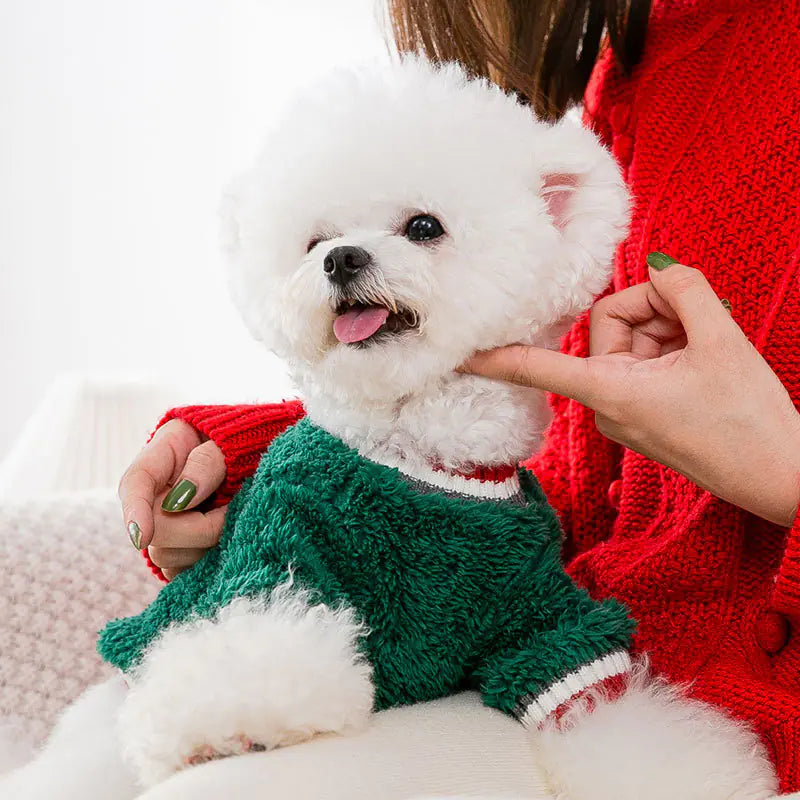 Pawra™ Christmas Cozy Puppy Sweater