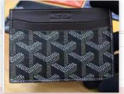 "Saint-Sulpice Goyard Card Holder and Mini Wallet (One Set)"
