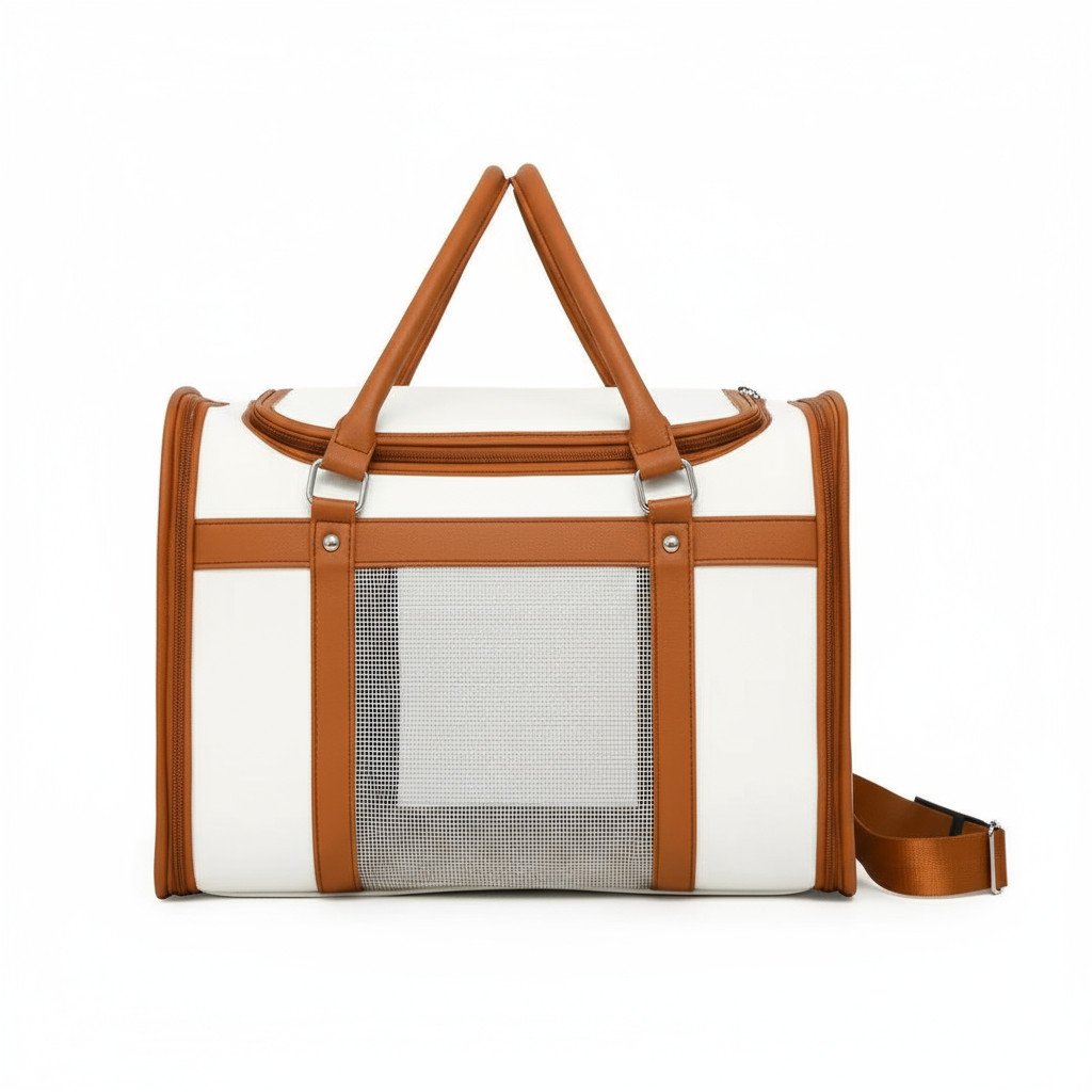 The Pawra Travel Carrier — Luxe Mesh Edition