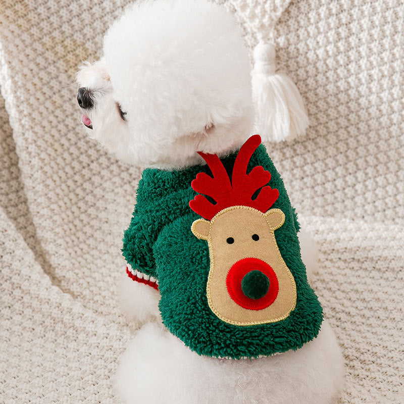 Pawra™ Christmas Cozy Puppy Sweater