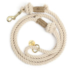 Pawra Artisan Rope Lead – Gold Hardware Edition