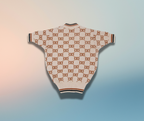 Pawra Haute Monogram Knit Sweater – Exclusive Designer Pet Couture