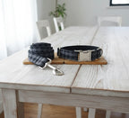 The Midnight Check Set — Collar & Leash
