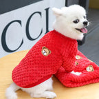 Teddy Luxe Plush Dog Sweater