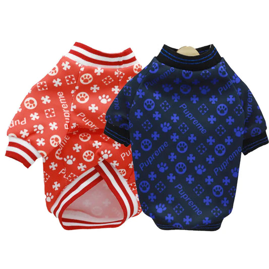 Pawra Pupreme Monogram Luxe Streetwear Dog Tee