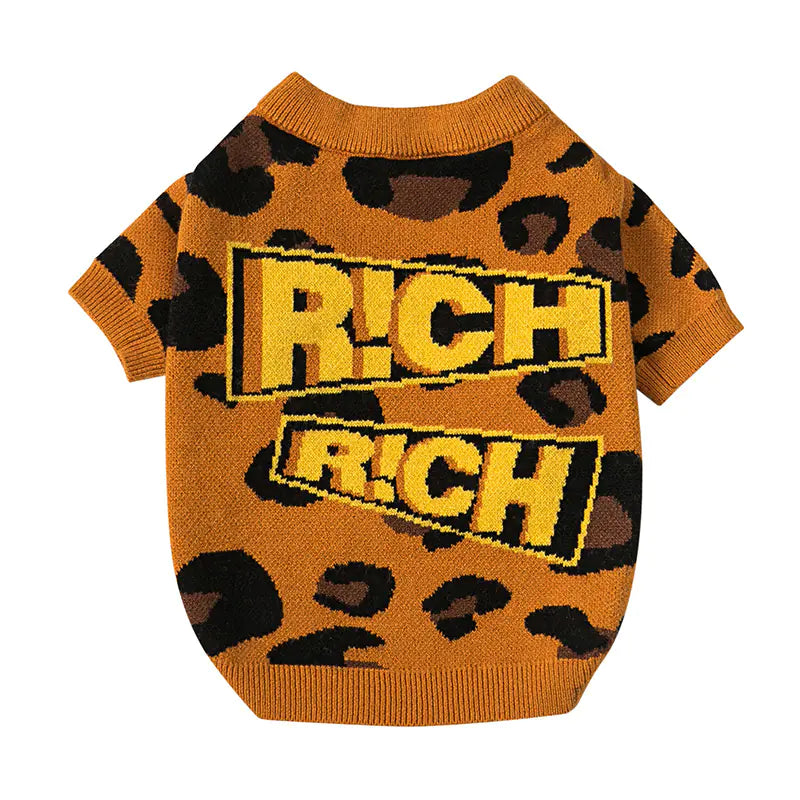 PAWRA Rich Rich Streetwear Sweater for Dogs