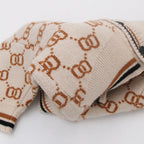 Pawra Haute Monogram Knit Sweater – Exclusive Designer Pet Couture