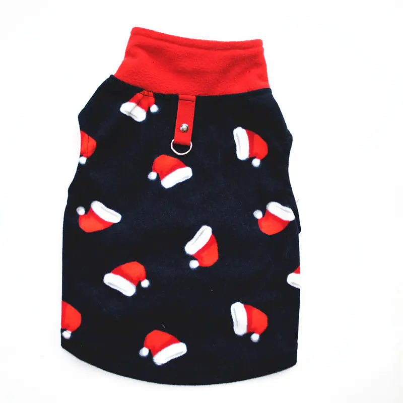 Pawra Christmas Cabin Fleece – Warm Plaid Dog Sweater