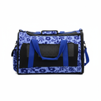Pawra Luxe Soft-Sided Dog Travel Carrier – Blue Floral
