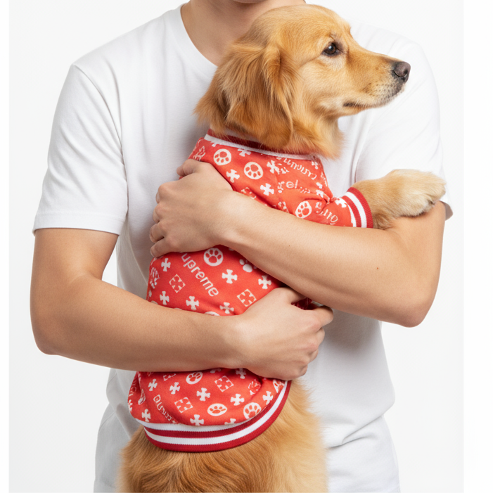 Pawra Pupreme Monogram Luxe Streetwear Dog Tee