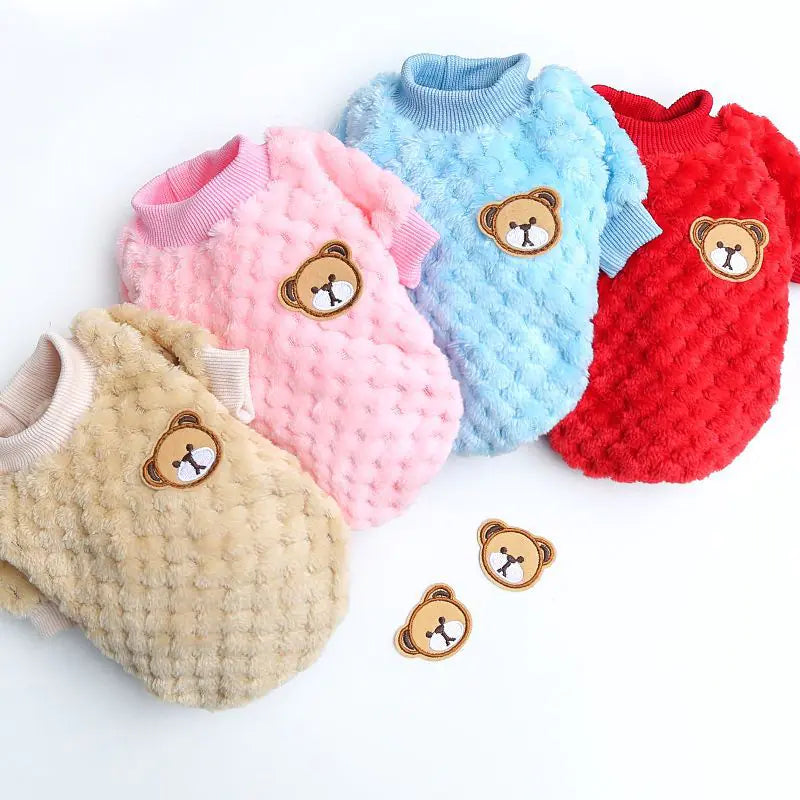 Teddy Luxe Plush Dog Sweater