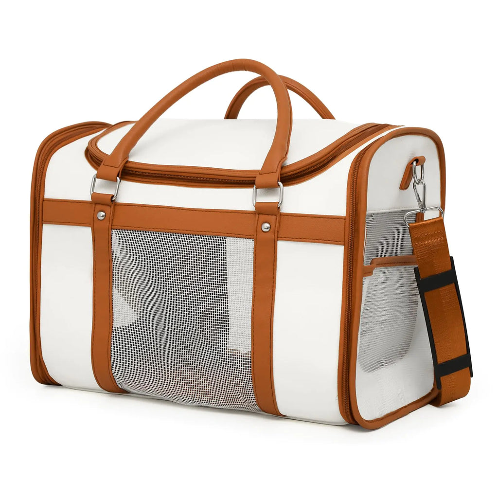 The Pawra Travel Carrier — Luxe Mesh Edition