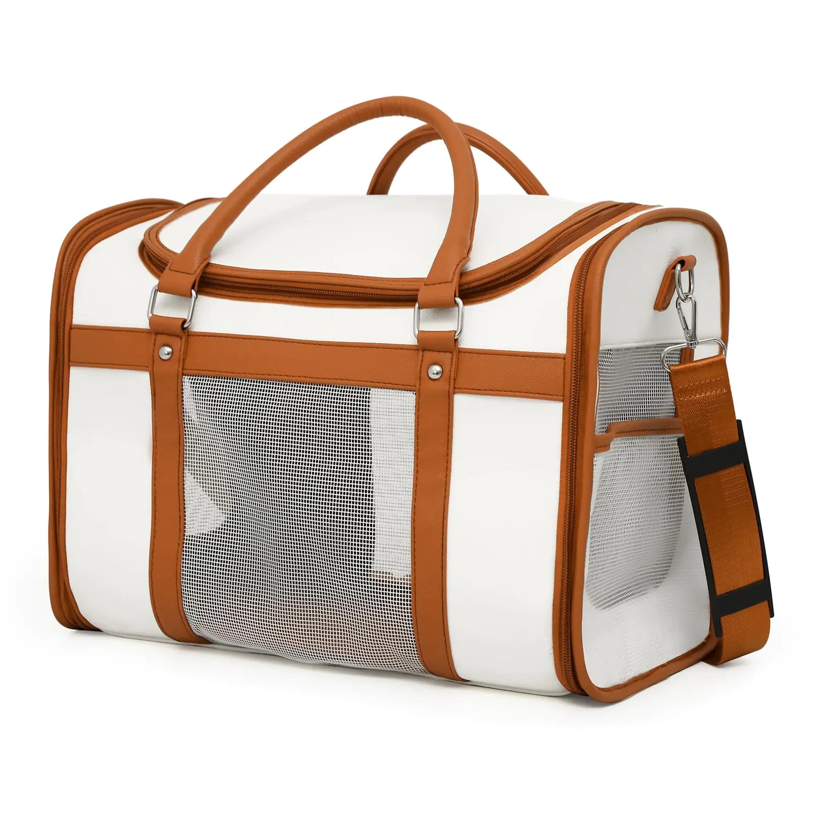 The Pawra Travel Carrier — Luxe Mesh Edition
