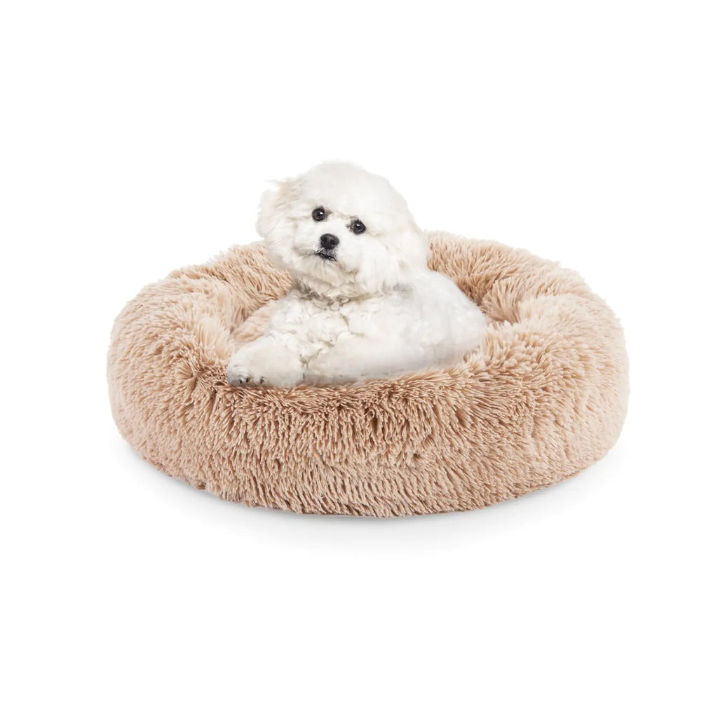 Pawra CozyOrbit™ Dog Bed – 360° Plush Comfort & Calm