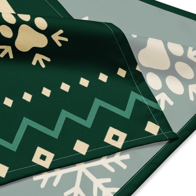 Pawra Winter Luxe Dog Bandana