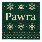 Pawra Winter Luxe Dog Bandana