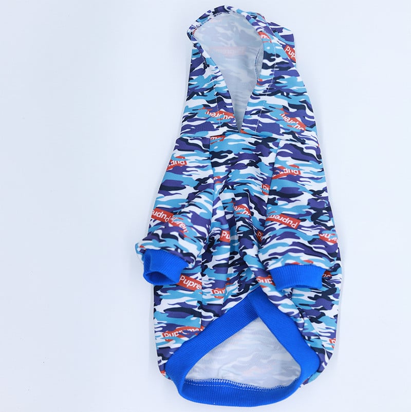 Pawra Pupreme Blue Camo Luxe Hoodie