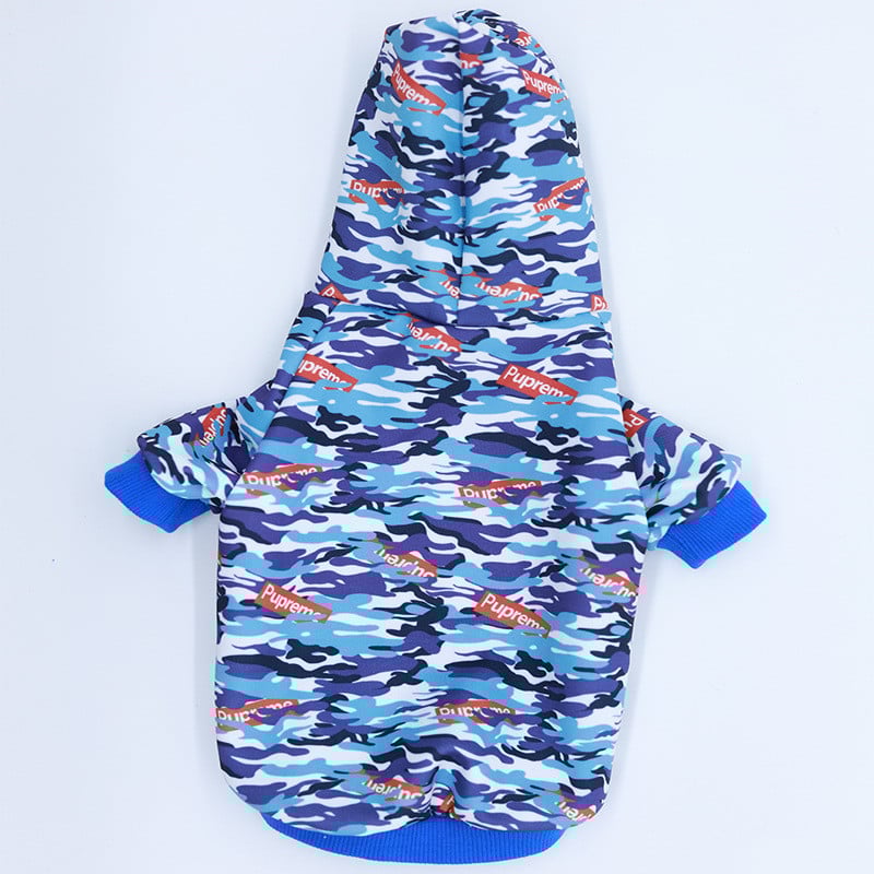 Pawra Pupreme Blue Camo Luxe Hoodie